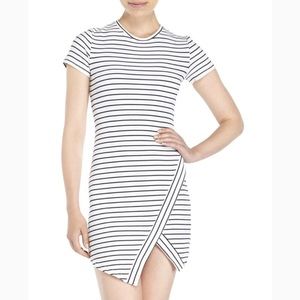 Body-con striped dress